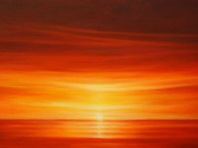 sunset art rouge tranquille II