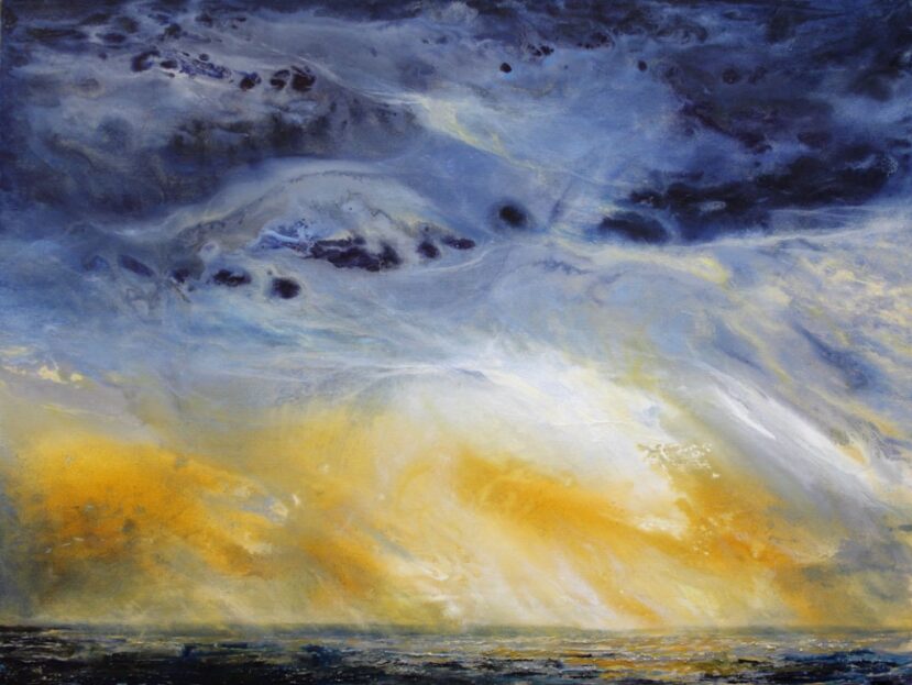 abstract seascapes tempest sky