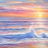sunset painting for sale eternal shore
