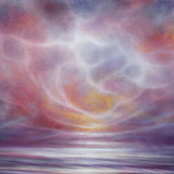 Abstract seascape painting Infinity