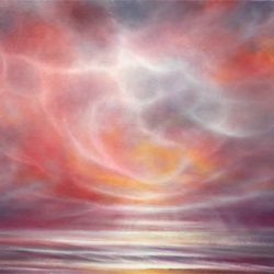 Infinity abstract seascape painting