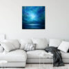 lumiere abstract seascape painting in room