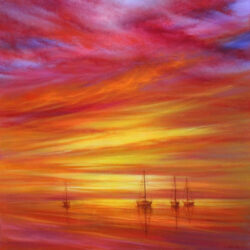 Sunset splendour sunset painting for sale