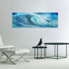 Thalassa seascape wave painting in room