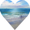 ocean d'amour 2 heart painting