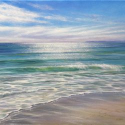 seascape shore painting for sale the peaceful shore