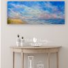 Summer Days seascape painting above table