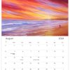 Sea Moods Calendar 2024 - August