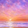 Amber Sunrise canvas print