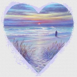 heart art greeting card ocean d'amour 4