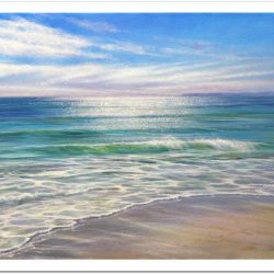The Peaceful Shore seascape ltd edition giclee print for sale