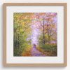 One Autumn Day natural frame