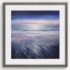 Twilight Reflections IV limited edition giclee print in silver frame