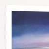 Close up of seascape print