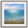 Down To The Sea II giclee print on paper light grey frame