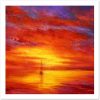 Evening Splendour giclee print square