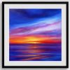 Sunset Reverie III limited edition print framed black